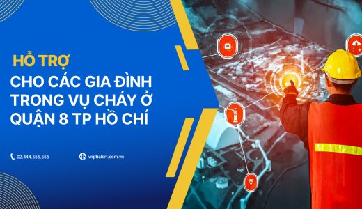 Hỗ trợ cho các gia đình trong vụ cháy ở quận 8 TP Hồ Chí Minh