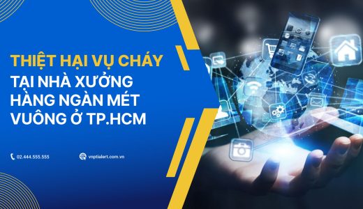 thiệt hại cháy tại nhà xưởng ở TP. HCM